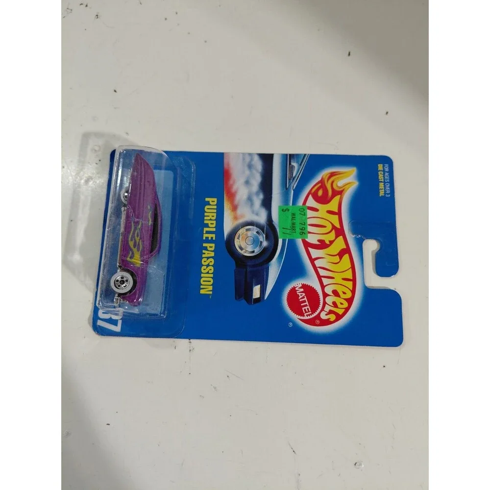 NIP Hot Wheels 1991 Main Line 1:64 DieCast Purple Passion Mercury Coupe Car
